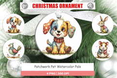Patchwork Pet Pals Ornament Product Image 1