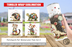 Patchwork Pet Pals Tumbler Product Image 1