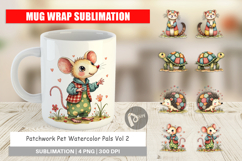 Patchwork Pet Pals Mug Wrap Product Image 1
