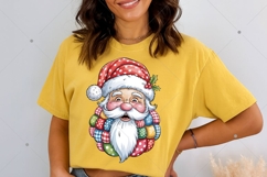 Patchwork Santa Claus Png, Christmas Santa Claus Png, Santa Product Image 6