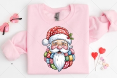 Patchwork Santa Claus Png, Christmas Santa Claus Png, Santa Product Image 7