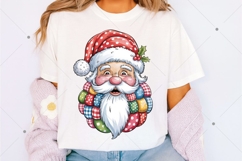 Patchwork Santa Claus Png, Christmas Santa Claus Png, Santa Product Image 2