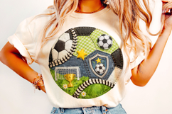 Soccer Patchwork PNG, Soccer Ball PNG, Soccer Mama PNG Product Image 3