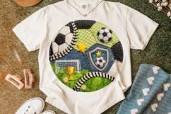 Soccer Patchwork PNG, Soccer Ball PNG, Soccer Mama PNG Product Image 5