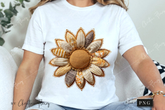 Sunflower Patchwork PNG Product Image 3