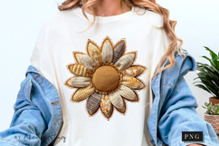 Sunflower Patchwork PNG Product Image 5