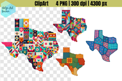 Patchwork Texas, Clipart Product Image 1