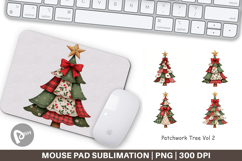 Patchwork Tree Mouse Pad Product Image 1