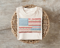 Quilted American Flag | Patchwork | PNG Clipart Product Image 2