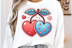 Patchwork Valentine Png Love Hearts Png Product Image 5