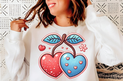 Patchwork Valentine Png Love Hearts Png Product Image 8