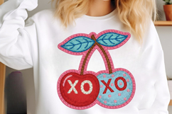 Patchwork Valentine Png Xoxo Hearts Png Product Image 6