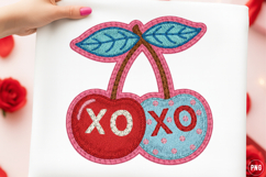 Patchwork Valentine Png Xoxo Hearts Png Product Image 1