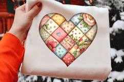 Patchwork Valentine's Day Clipart Product Image 2