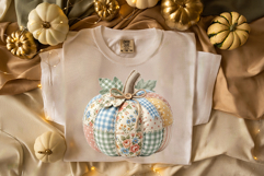 Quilted Pumpkin | Patchwork | PNG Clipart Product Image 4