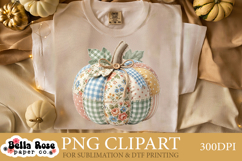 Quilted Pumpkin | Patchwork | PNG Clipart Product Image 1