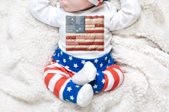 Quilted American Flag | Patchwork | PNG Clipart Product Image 2