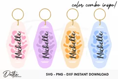 Cow Print Motel Keychain SVG DXF PNG Product Image 2