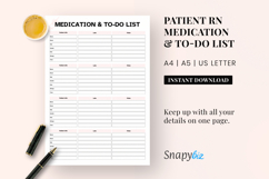 Patient RN Medication &amp; To-do List Product Image 11