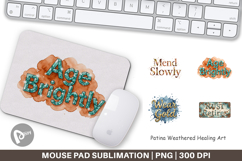 Patina Weathered Healing Mouse Pad Product Image 1