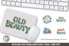 Patina Weathered Healing Mouse Pad Product Image 1