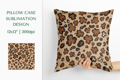 St Patrick’s Day Leopard Pillow Case Sublimation Design 004 Product Image 1