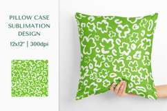 St Patrick’s Day Leopard Pillow Case Sublimation Design 006 Product Image 1