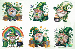 Patrick’s Day Gnome Clipart Product Image 4