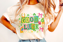St Patrick's Day Good Luck PNG, Shamrock PNG, Lucky Day PNG Product Image 4