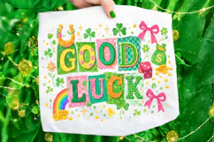 St Patrick's Day Good Luck PNG, Shamrock PNG, Lucky Day PNG Product Image 7