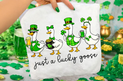 St Patrick's Day Goose PNG, Funny Goose PNG, Lucky Goose PNG Product Image 1