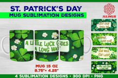 Bundle of St. Patrick’s Day Mug Wrap Sublimation Designs Product Image 7