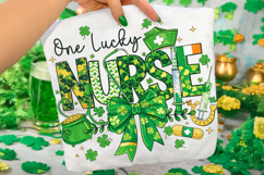 One Lucky Nurse PNG, St Patrick's Day Nurse PNG, Nurse Life Product Image 1