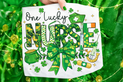 One Lucky Nurse PNG, St Patrick's Day Nurse PNG, Nurse Life Product Image 6