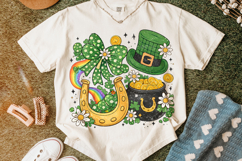 Retro St Patrick's Day PNG, Lucky Day PNG, Shamrock, Irish Product Image 4