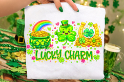 Lucky Charm St Patrick's Day PNG, Irish PNG, Shamrock PNG Product Image 1