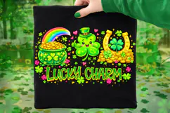 Lucky Charm St Patrick's Day PNG, Irish PNG, Shamrock PNG Product Image 7