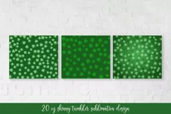 St. Patricks Day Tumbler Sublimation Wrap. 3 Tumbler Designs Product Image 2