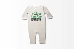 One lucky baby SVG. Funny St. Patricks day quote. Product Image 2