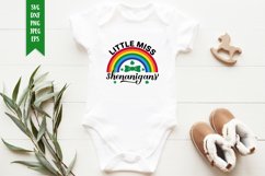 Little miss shenanigans SVG. Patrick’s Day design for kids Product Image 2
