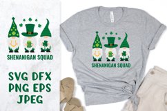 Shenanigan squad. St. Patrick’s day gnomes SVG design Product Image 1