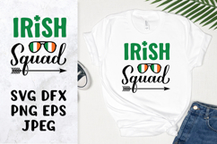 Irish squad SVG. Funny St Patrick’s Day quote design Product Image 1