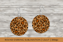 Saint Patrick’s Day round earrings sublimation design PNG 08 Product Image 1