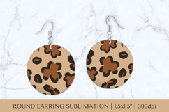 Saint Patrick’s Day round earrings sublimation design PNG 22 Product Image 1