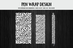 St Patricks Day Leopard Pen Wrap Sublimation Waterslide 006 Product Image 1