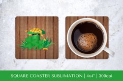 Saint Patrick’s Day square coaster sublimation design PNG 11 Product Image 1