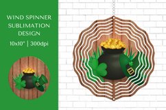St Patricks Day Wind Spinner Sublimation Design PNG 08 Product Image 1