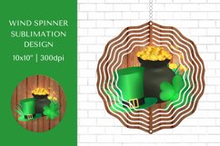 Saint Patricks Day Wind Spinner Sublimation Design PNG 10 Product Image 1