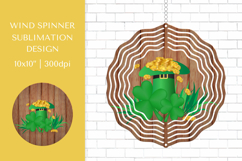 St Patricks Day Wind Spinner Sublimation Design PNG 11 Product Image 1