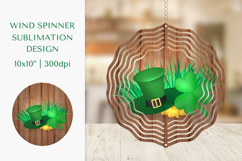Saint Patricks Day Wind Spinner Sublimation Design PNG 12 Product Image 1